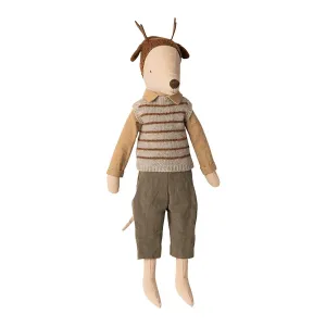 Maxi Mouse Boy in Deer Hat - Maileg 2021 Edition