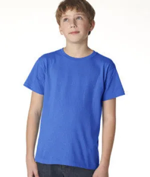 705B Anvil Youth Heavyweight Tee Neon Blue