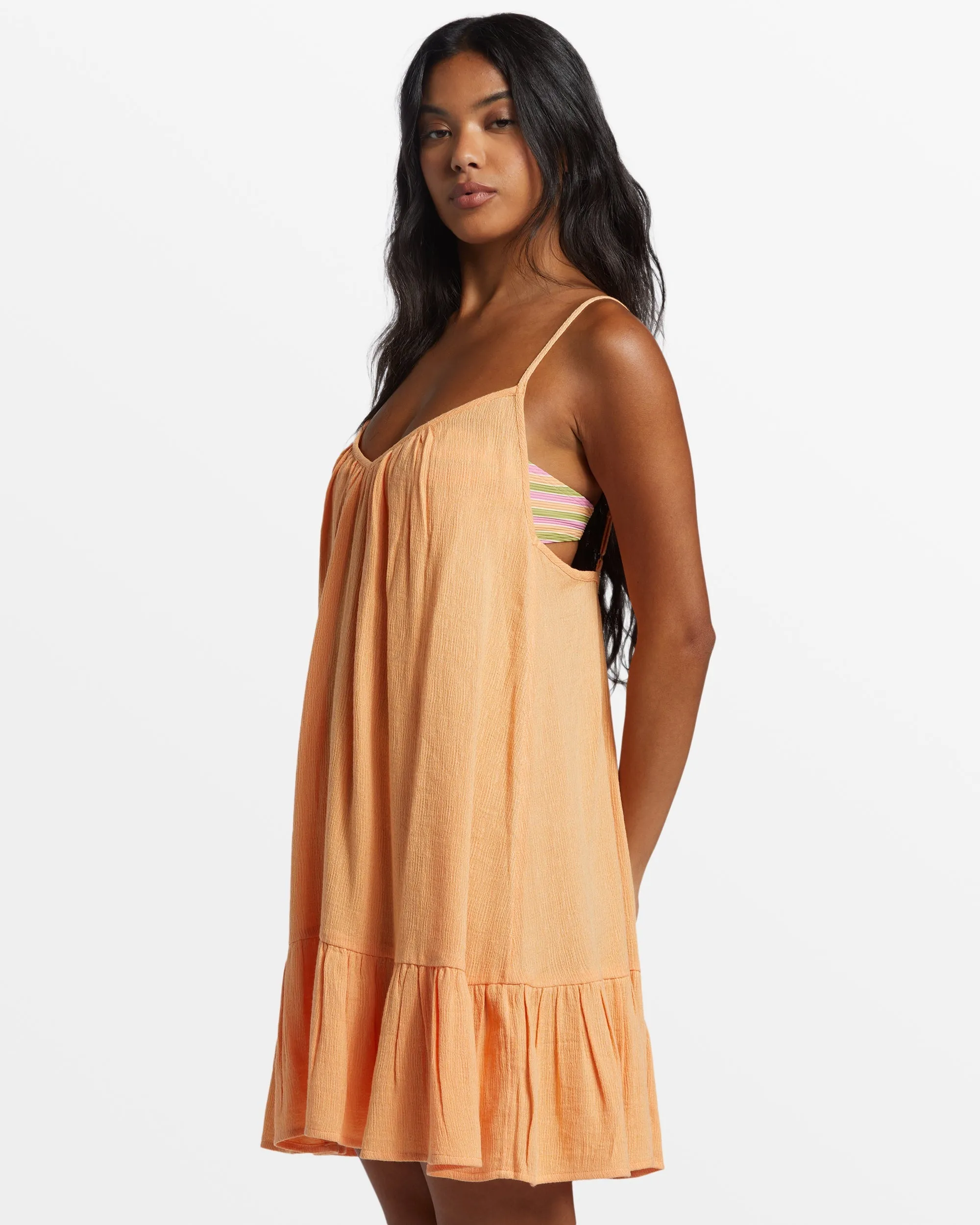 Beach Vibes Beach Cover-Up - Tangy Peach