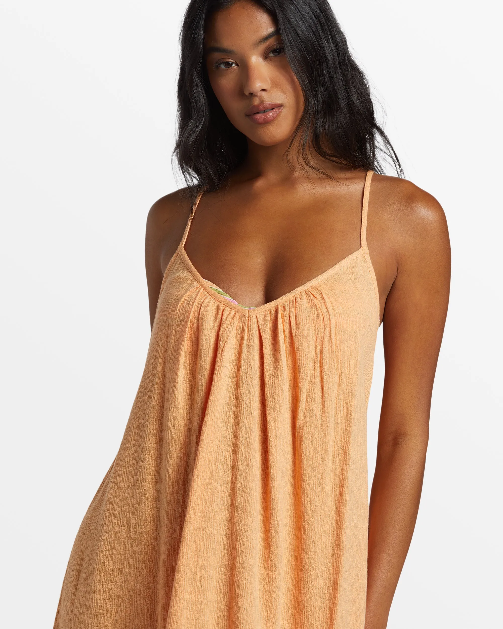 Beach Vibes Beach Cover-Up - Tangy Peach