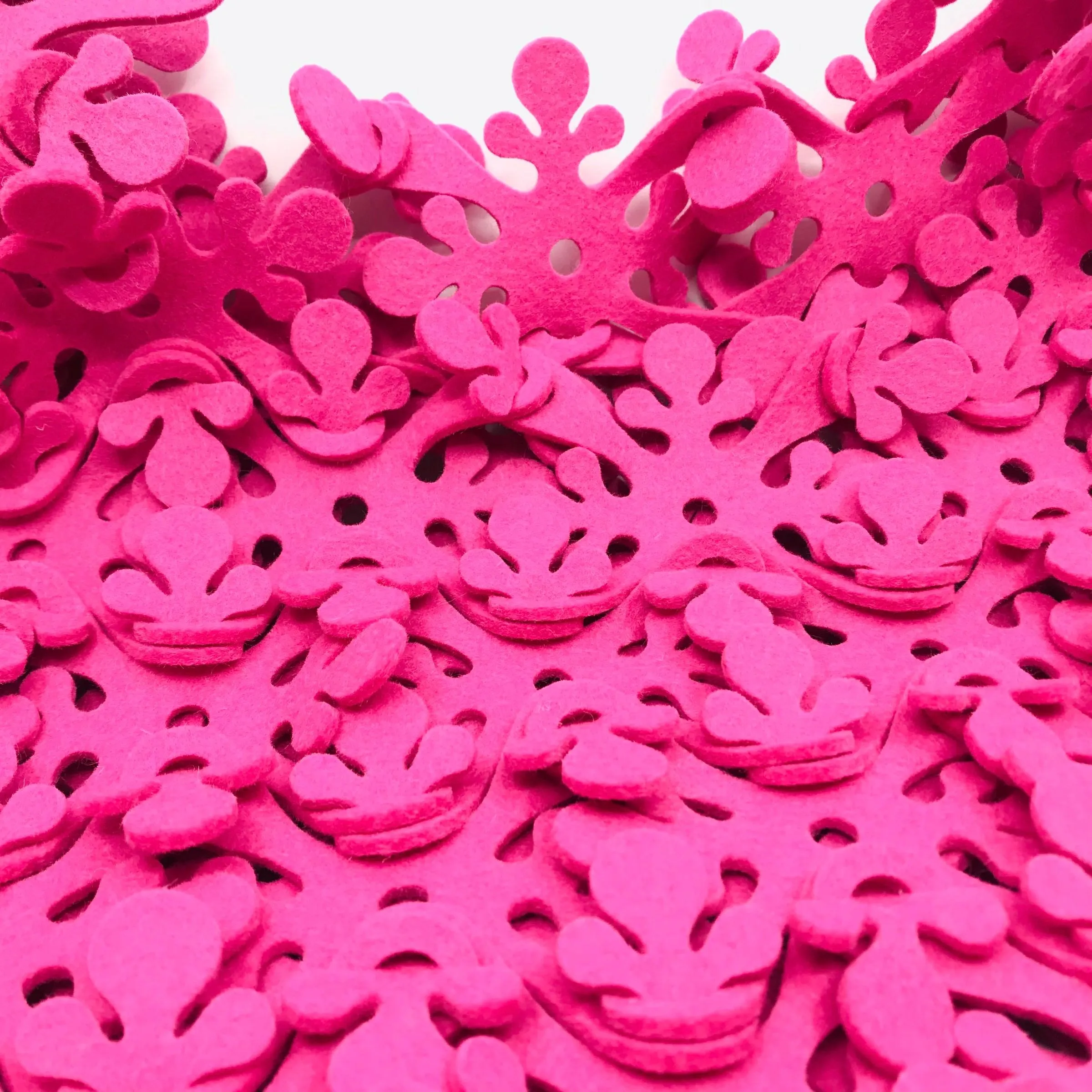 Bright Pink Short Vest by Kolye TJN