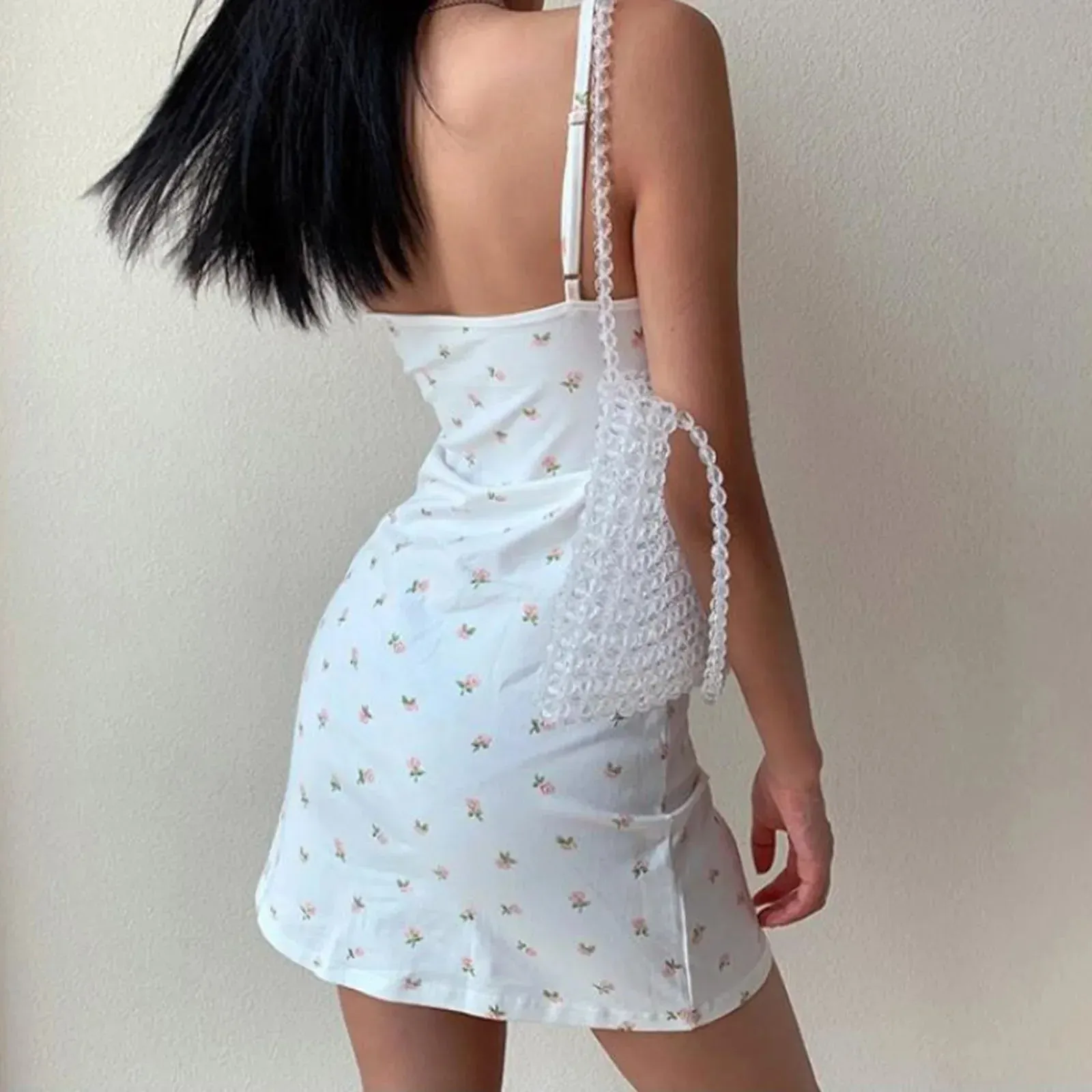 Chest Hollow Out Bodycon Bag Hipped Sexy Black See Through Long Sleeve Evening Party Mini Fashion Dress