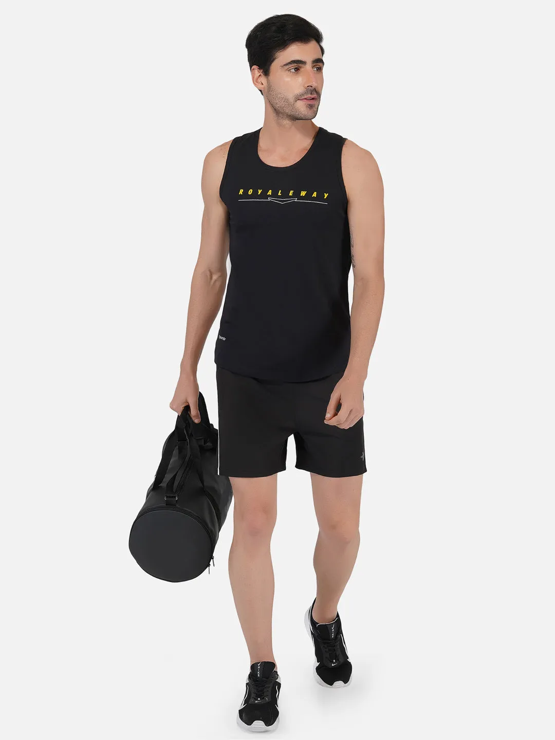 Cotton Black & Yellow Vest RWM4027
