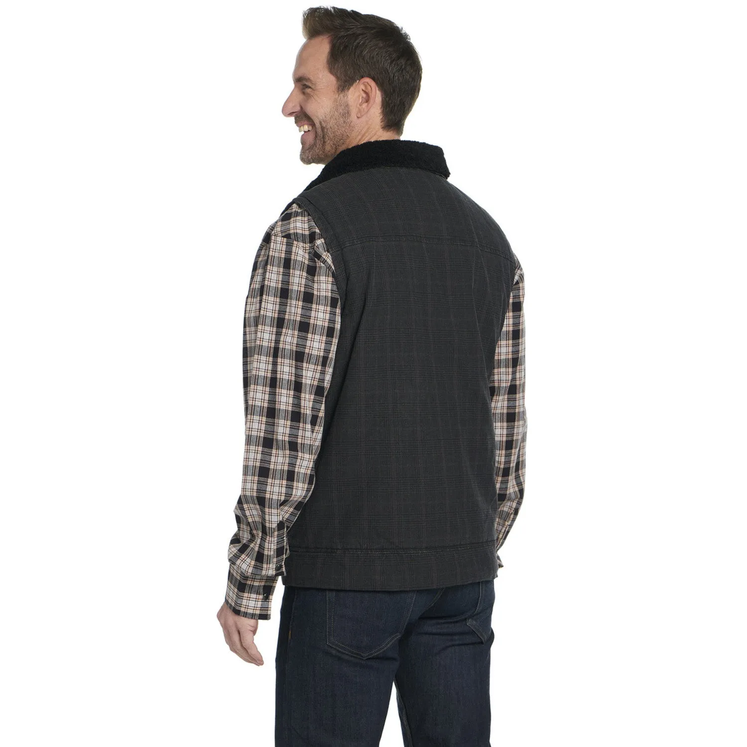 Cripple Creek Mens Enzyme Coated CCP Galaxy Black 100% Cotton Cotton Vest