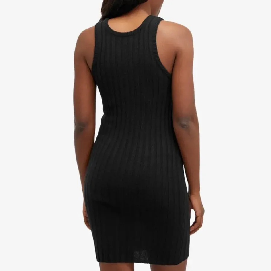 Fiorucci Angolo Midi Vest dress, black