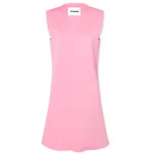Jil Sander Compact Knit Gilet Dress, Electric Pink