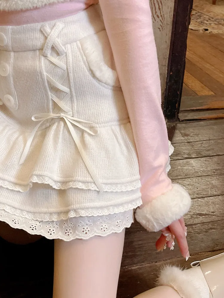 Love Kawaii Cute Pink Frilly Outfit