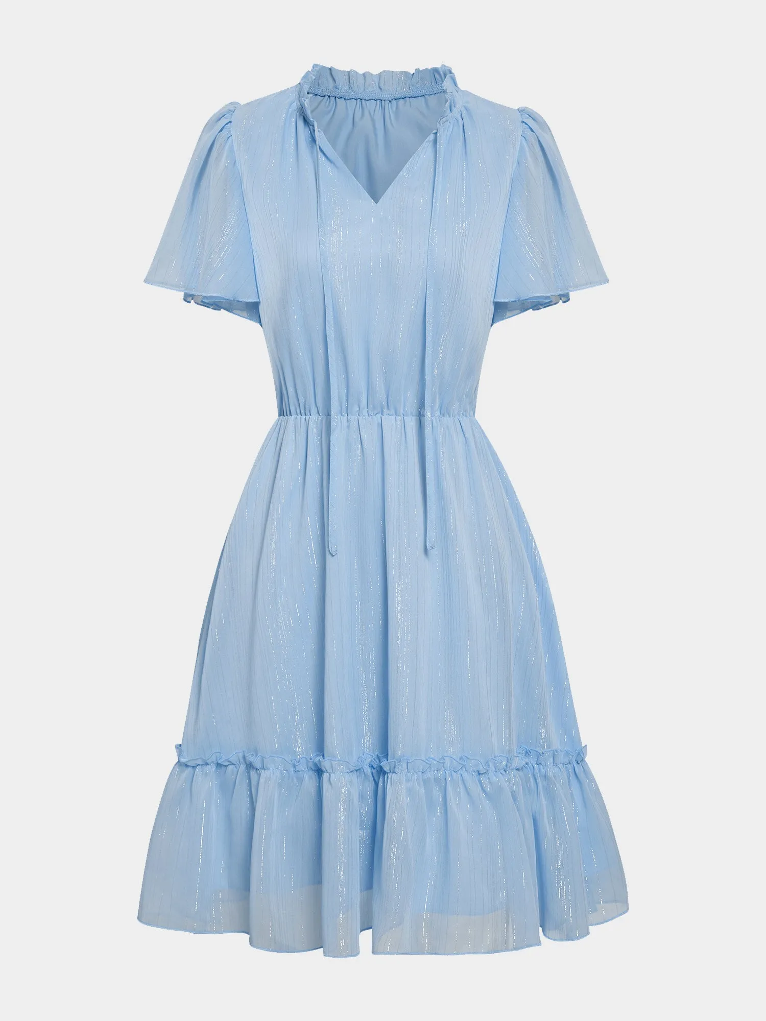 Midsize Glisten Tiered Mini Dress