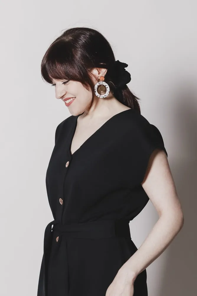 Nicola Vest Dress Black