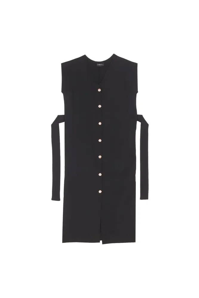 Nicola Vest Dress Black