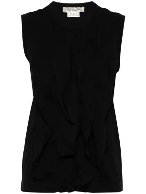 Polyester Pique Sleeveless T-Shirt
