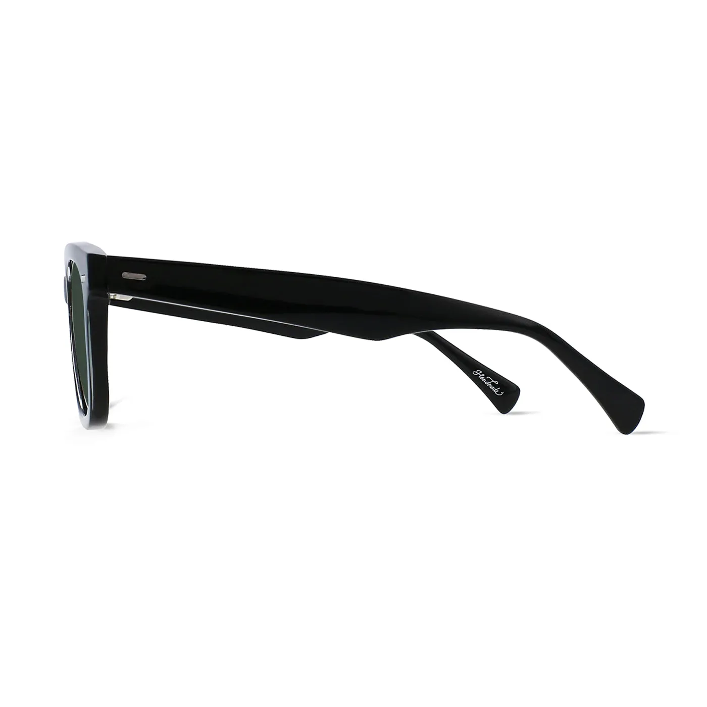Raen | Myles | Crystal Black/Green Polarized