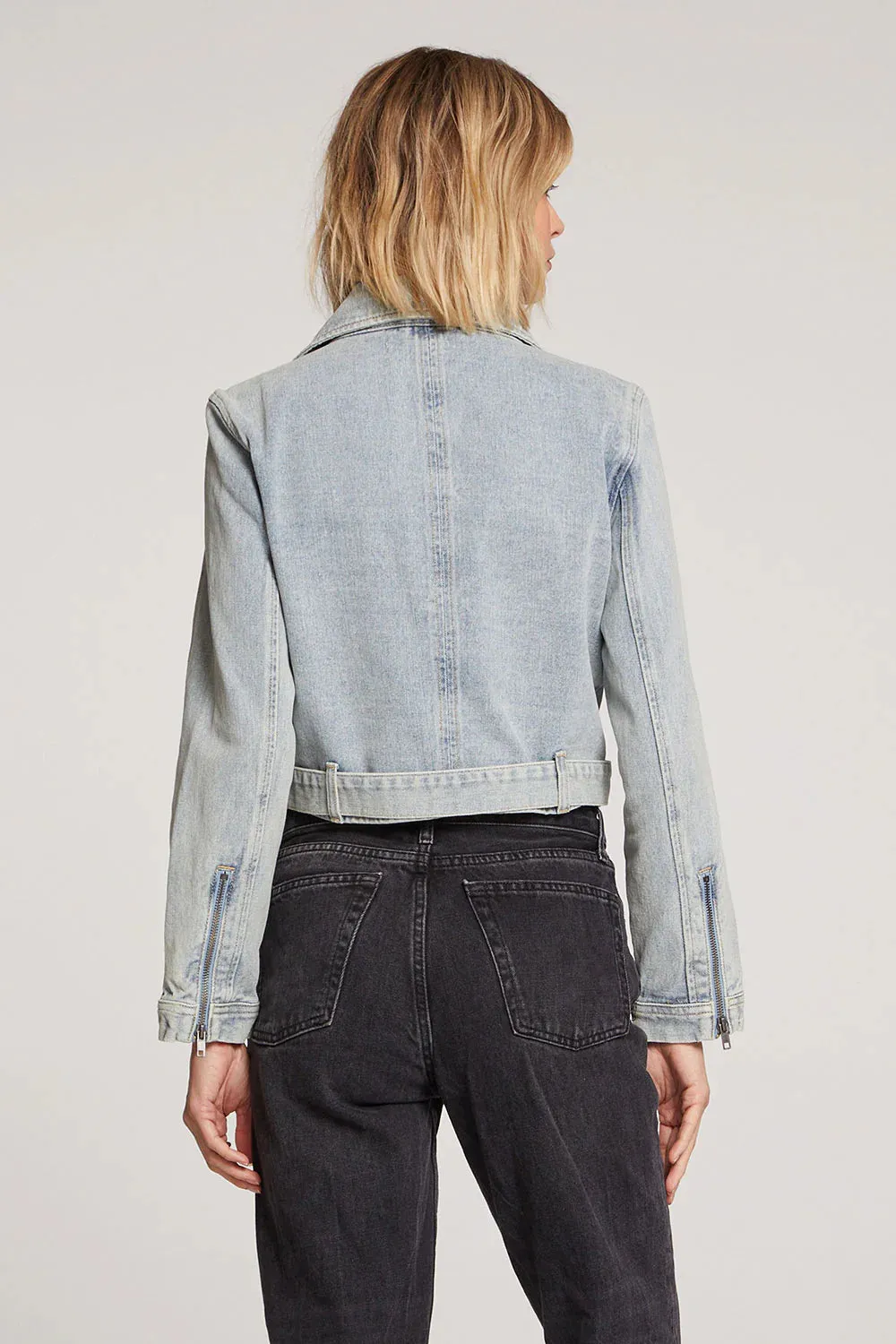 STELLA JACKET - STONEWASH DENIM