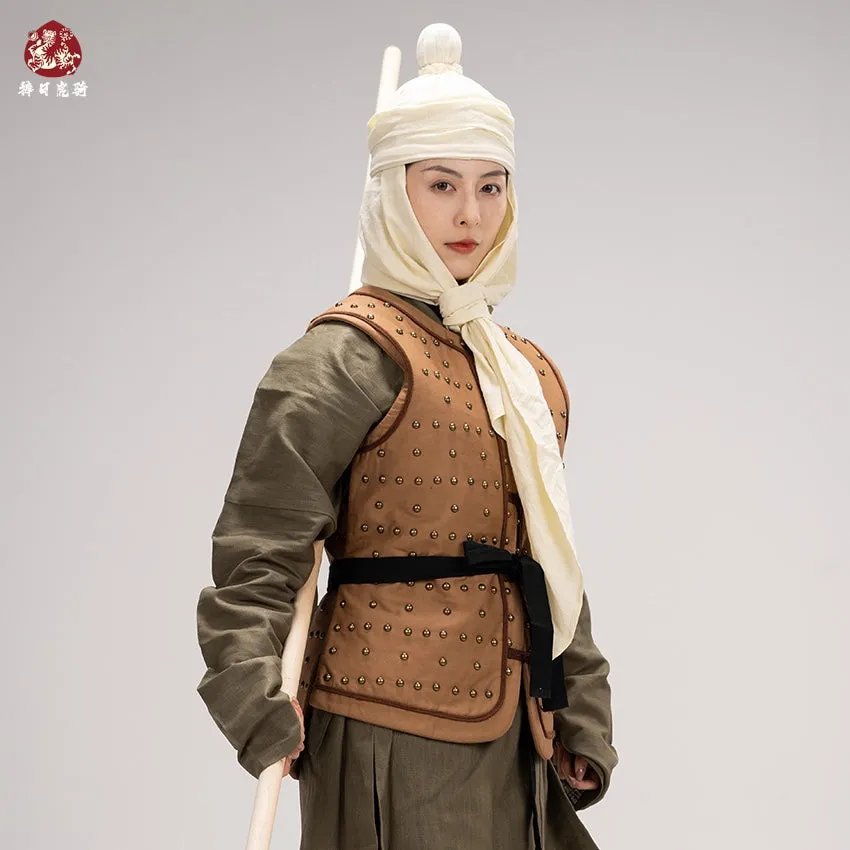 Wokou Tujuan 倭寇图卷 Scroll of the Ming Army Soldier's Cotton & Linen Restored Headscarf